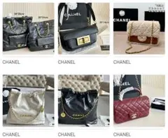CHANEL ショルダーバッグ 黒 赤