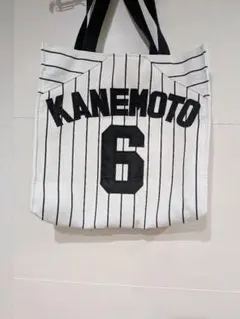 新品希少品　阪神タイガース赤星選手，ユニホームトートバッグ Kanemoto 6