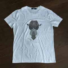 Tシャツ ストーン装飾 高級感ドライ素材ビックサイズA391