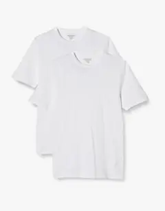 [Amazon Essentials] 2枚組 Tシャツ 半袖 メンズ L