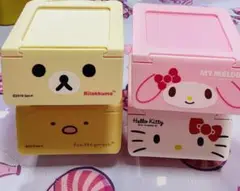 リラックマ すみっコぐらし ハローキティ 収納ボックス　サンリオ