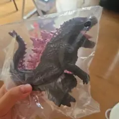 ゴジラ フィギュア 黒と紫