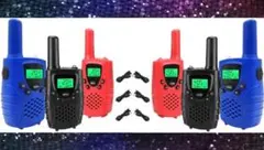 6台セット❣免許や資格不要で誰でもすぐに使える♪❤特定小電力トランシーバー