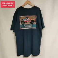 STRAIGHT UP SOUTHERN Tシャツ ネイビー XL
