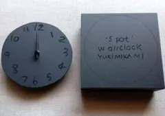 Spot ' wall clock yuki mikami × 岩㟢紙器
