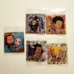 にふぉるめーしょん ワンピース大海賊シール　ウエハース　５枚セット