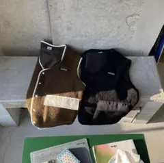 ciatre box logo boa vest L