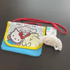 サンリオキャラクターズ ポーチ シナモロール新品 ぬいぐるみチャーム まとめ売り