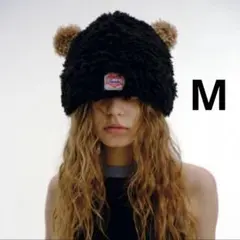 BASICKS くま耳 ニット帽 BEAR BEANIE ボアニット帽 Mサイズ