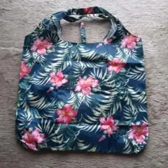 ★☆未使用品☆厚手花柄エコバッグ☆★