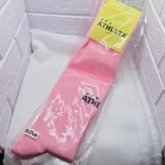 【匿名配送】ATHLETA ピンクソックス 25～27cm 未使用　アスレタ