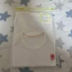 ユニクロ　コットンメッシュインナーボディスーツ　２枚セット