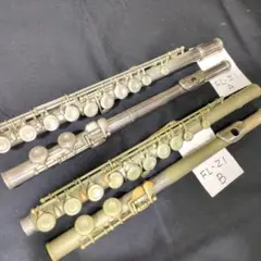 全タンポ＆ヘッド・コルク交換済　フルート　Nikkan　YFL-23　Eメカ付き YAMAHA YFL-23 Flute Second hand Nikkan NICKEL SILVER