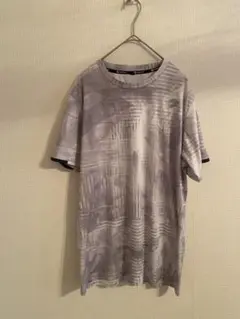 LOTTO 抽象パターン Tシャツ グレー系