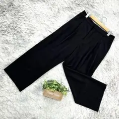 良品❗️【UNIQLO】ユニクロ ワイドパンツ(M)黒