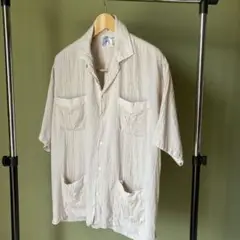 FREAK'S STORE キューバシャツ　Lサイズ　インド製コットンリネン