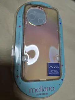 AQUOS sense9 クリアオーロラ　スマホケース　ピンク　527