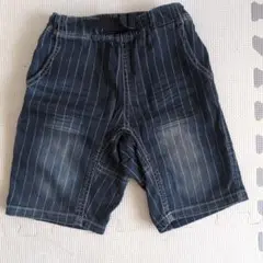 ハーフパンツ　100 デニム風