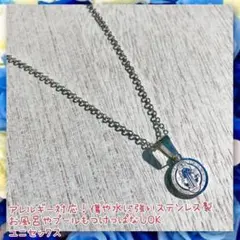 アレルギー対応!付けっぱなしok!ステンレス製聖ベネディクトネックレス シルバー
