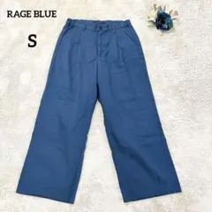 【レイジブルー】RAGE BLUE ワイドパンツ カジュアル ネイビー S