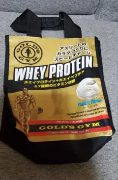 GOLD'S GYM トレーニング用バッグ　WHEY PROTEIN デザイン