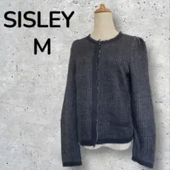 SISLEY ジャケット　Ｍ　大人スタイル　ブラック系