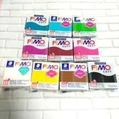 NO3−FIMO ソフト，エフェクト粘土 10色セット，各 57g