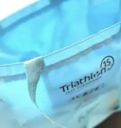 ワールドトライアスロン横浜水色エコバッグ　キタムラ