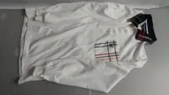 ゴルフホワイト長袖シャツ grand Slam 日本製 Mサイズ 未使用未着用品