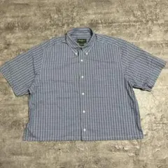 Eddie Bauer 短丈　ショート丈　チェックシャツ　cityboy 古着