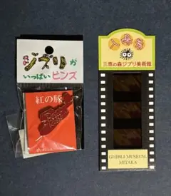紅の豚 ポルコ・ロッソの飛行艇 サボイアS21 のピンバッジ　ジブリ