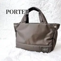 極美品☆ポーター　ガール　ムース　ミニトートバッグ　カーキ　PORTER XS