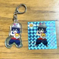 【新品】鬼滅の刃×コジマ 伊之助 限定アクリルキーホルダー&ステッカー【非売品】