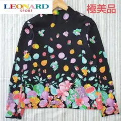★極美品★LEONARD SPORT/レオナール*お花×フルーツ*カットソー*L