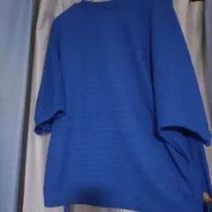 青 メッシュ レディーストップスМsize