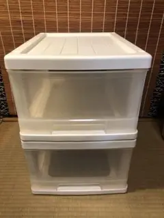 【東京都 直接お引取り限定】 収納ケース 引き出し 2台 34×47×24