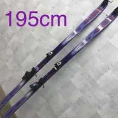 サロモン エヴォリューション スキー板 195cm ビンディング 紫