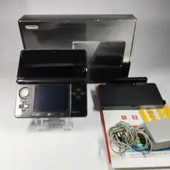 【良品】ニンテンドー3DS コスモブラック すぐ遊べるセット