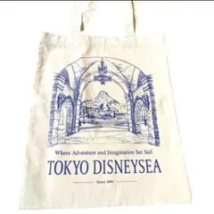 東京ディズニーシー　 トートバッグ　メディテレーニアンハーバー　スケッチ