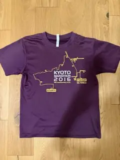 KYOTO MARATHON 2016 マップデザイン Mサイズ 紫