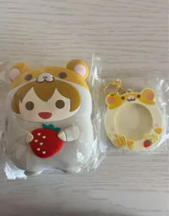 【2点セット】すとぷり　るぅとくん　あにまるしりこんぽーち　缶バッジケース