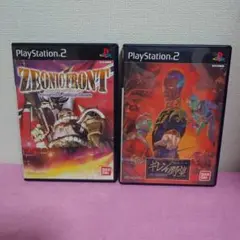 【PS2】 2枚セット 機動戦士ガンダム ギレンの野望 ZEONIC FRONT