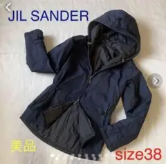 【人気♡貴重】JIL SANDER フード付き中綿ブルゾン ネイビー