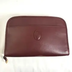 Cartier カルティエ バッグ セカンドバッグ ボルドー ワインレッド 赤