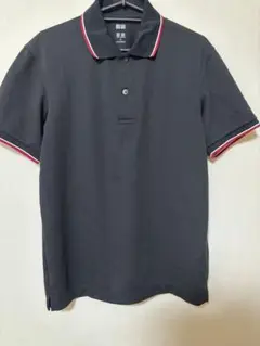 ユニクロ　UNIQLO メンズ ポロシャツ ブラック　Sサイズ