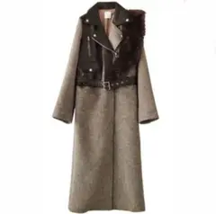 AMERI RIDERS DOCKING LONG CHECK COAT