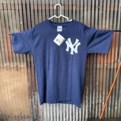 ニューヨーク・ヤンキース Tシャツ M ネイビー松井秀喜　55
