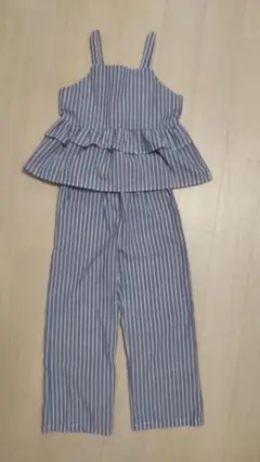 SHEIN 青と白のストライプ キャミソール＆パンツ　新品　130