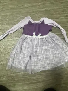 la poche biscuit ワンピース 100サイズ 紫色