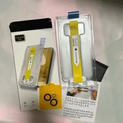 iPhone 15 ガラスフイルム 用の 画期的なガイド枠 6.1インチ